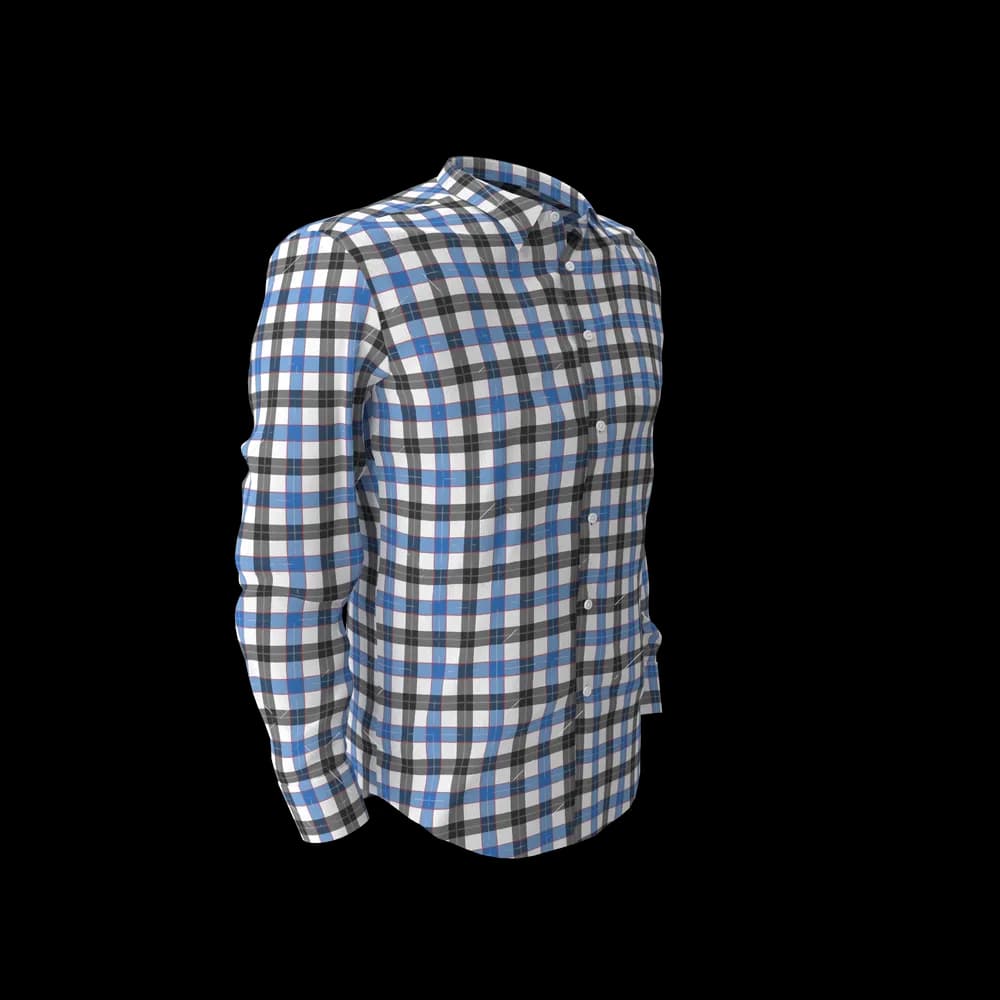 Blue & Black Check Shirt 4