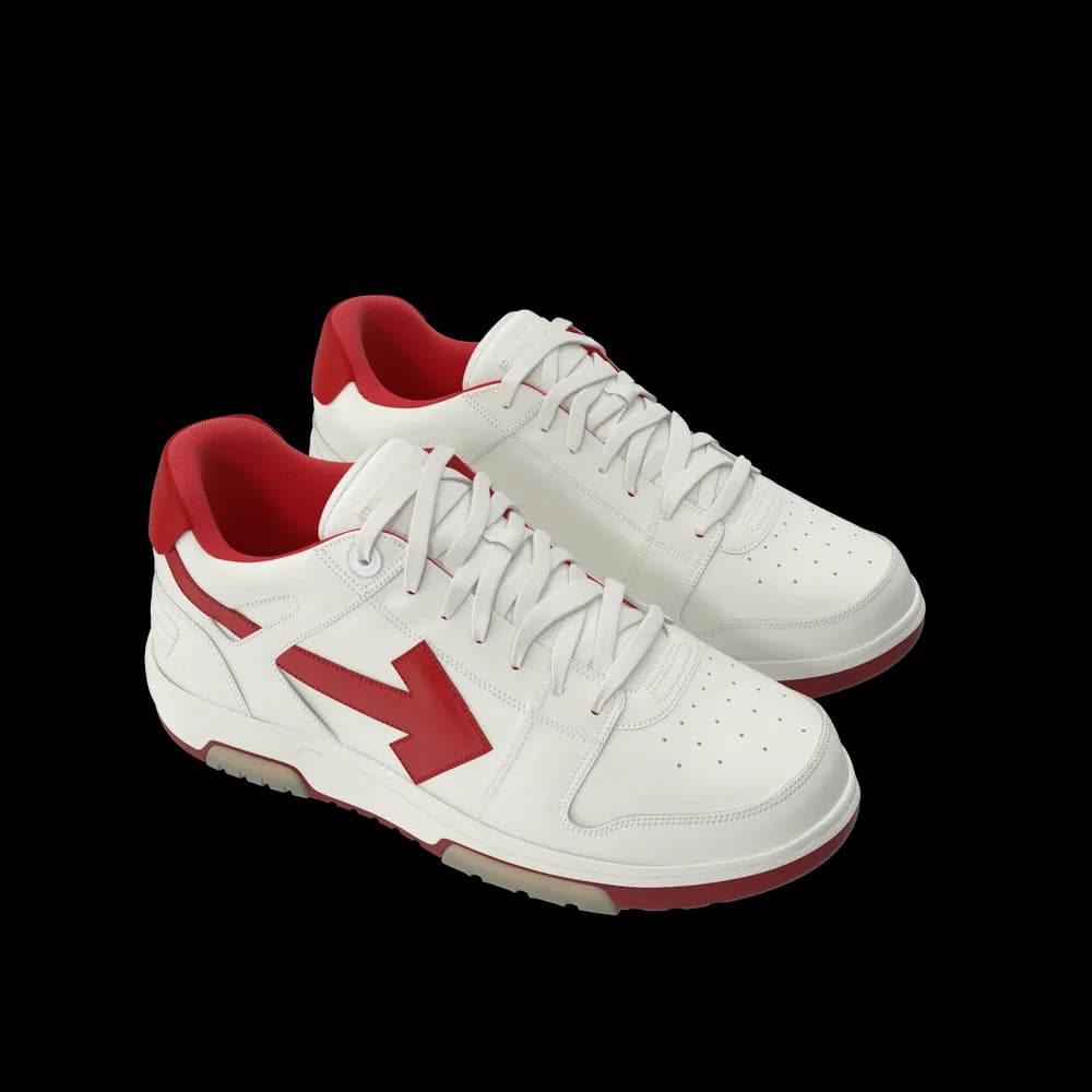 Sports Sneakers Off White & Red 2