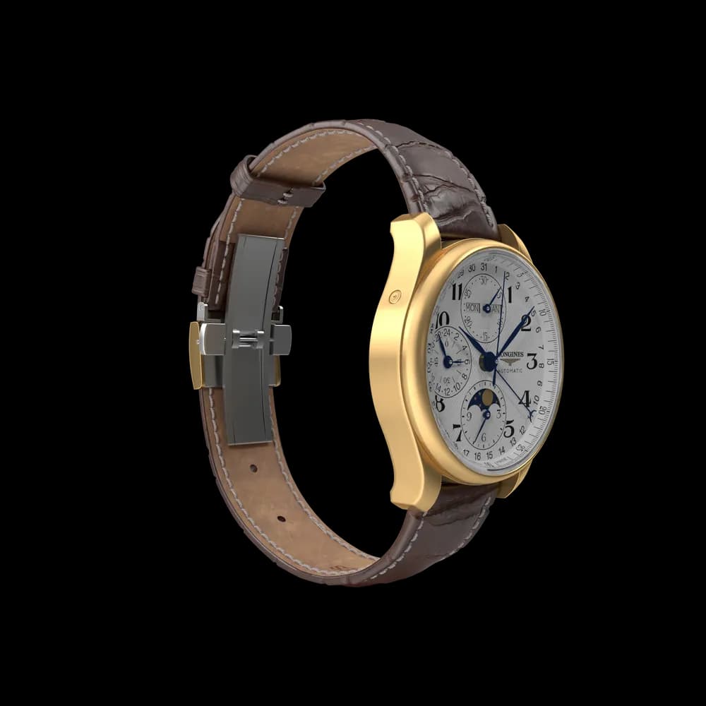 Brown Leather Belt Watch 3