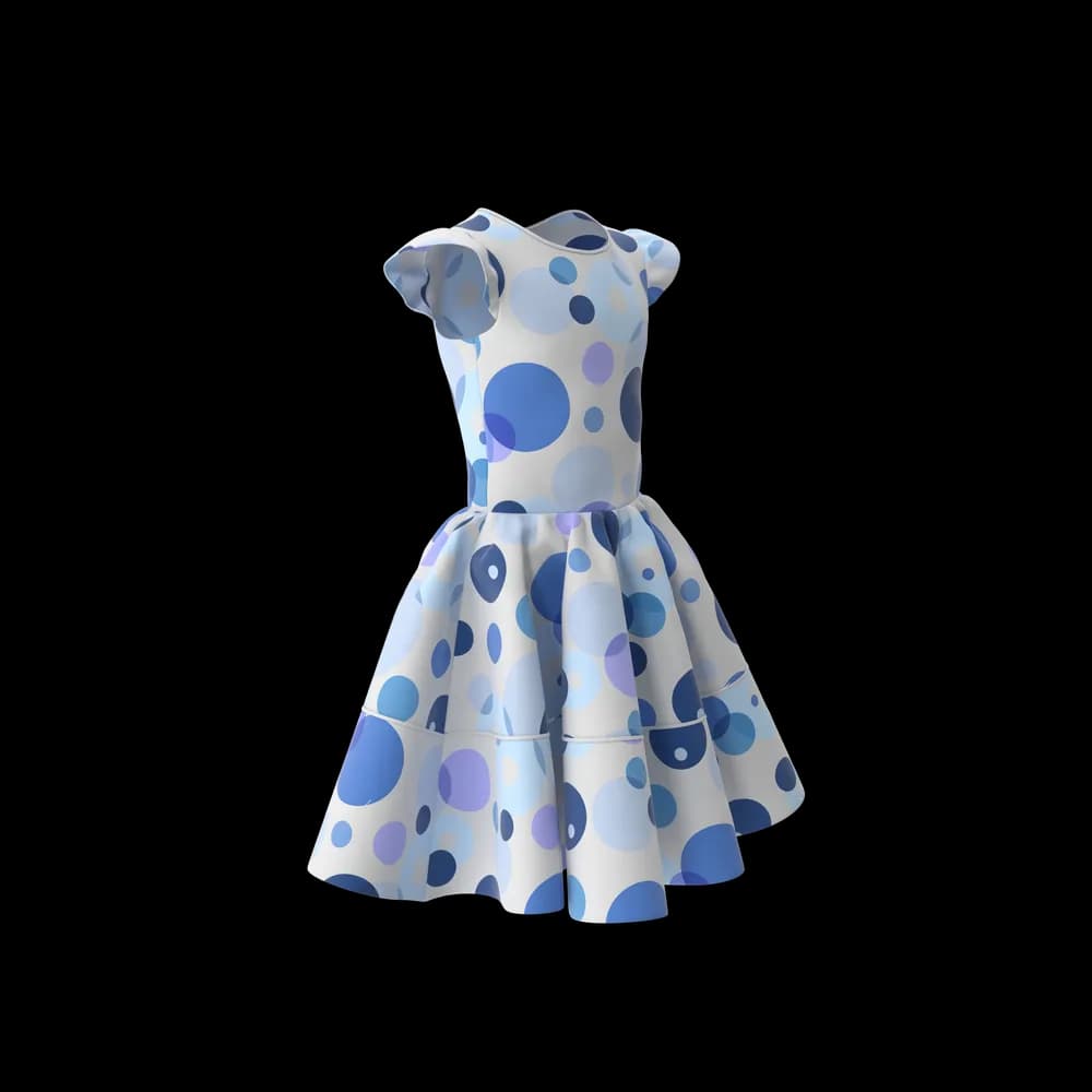 Blue Frock 4